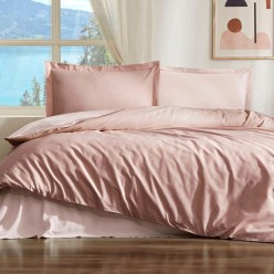 Özdilek Ranforce Çift Kişilik Nevresim Takımı Colourist Toprak-Sütlü Kahve