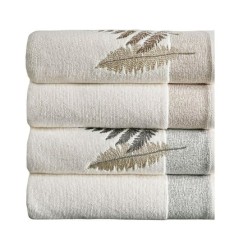 Branch Best Set (Hamam Takımı) 4 Parça Havlu Seti Krem-Krem