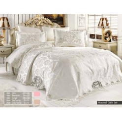 Royal Home Hanımeli Pike Gelin Seti 7 Parça Pudra