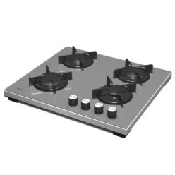 Simfer 3049N Set Üstü Gri Cam Ocak Emaye Izgara 4G