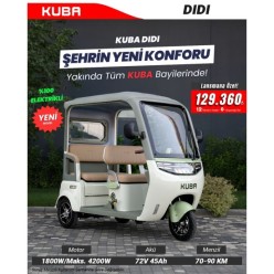 Kuba Dıdı 3 Tekerlekli Elektrikli Motosiklet