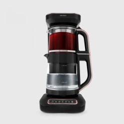 Karaca Çaysever Robotea Pro Connect 4 in 1 Konuşan Cam Çay Makinesi Rosegold