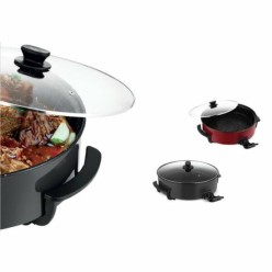 Lorenzo Gurmemix Çok Amaçlı Pişirici Pizza Tavası Kırmızı