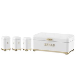 Arow Ester Ekmek Kutusu ve Baharat Seti Siyah TR-4362