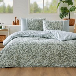 Özdilek Nevresim Takımı Nev Çift Kişilik Mint Daısy Fıeld