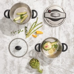 Emsan Presso-s 4+6 Lt Siyah Düdüklü