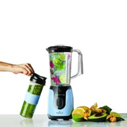 Karaca Blendfit Vintage Blue Smoothie Go Set